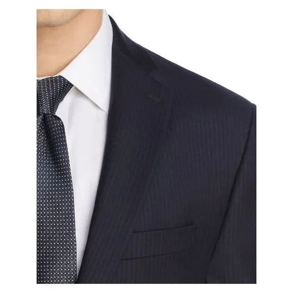 MICHAEL KORS Mens Navy Classic Wool Blend Suit Separate Blazer 38R - Picture 3 of 3